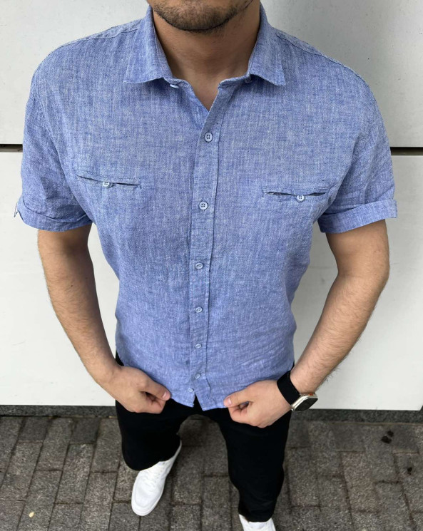 Сорочка, р. 7XL-9XL, льон, 8 кольорів в упаковці 4 штуки №808883 - NikNumbers SE1041-1042