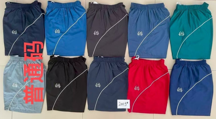 Шорти чоловічі, плащівка, м.2005 (р. XL-5XL ), 10 кольорів, в упаковці 5 штук №344134 - 