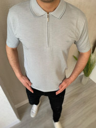 Футболка No Brand р M-2XL Чоловіча Polo S2835 white