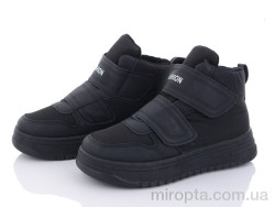 Черевики 150-28 all black р: 36-41, в упаковці: 8 пар, купити тільки гуртом