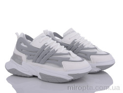 Кросівки 149-37 white-grey р: 36-41, в упаковці: 8 пар, купити тільки гуртом