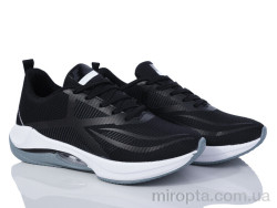 Кросівки 24-155 black р: 36-41, в упаковці: 8 пар, купити тільки гуртом