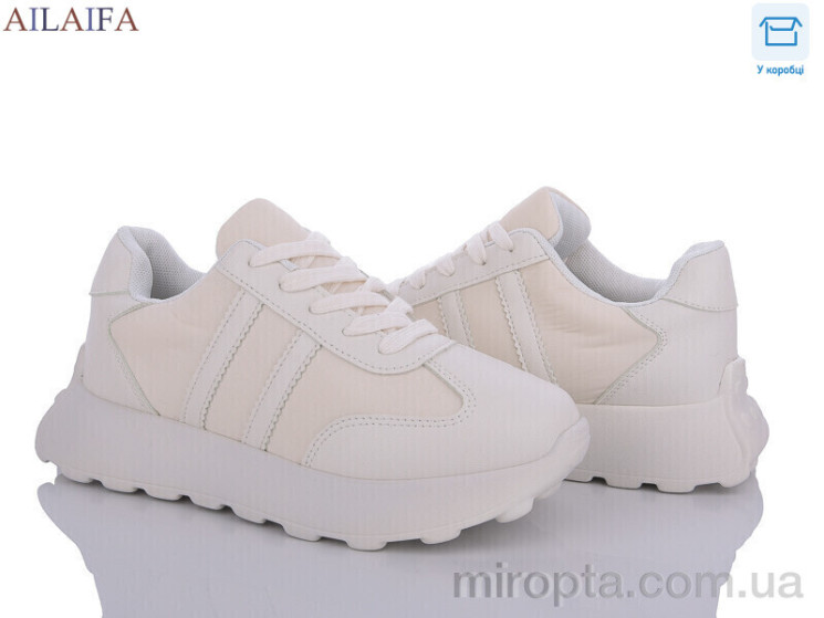 Кросівки 2393 beige піна р: 36-41, в упаковці: 6 пар, купити тільки гуртом - 1201569