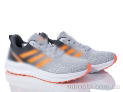 Кросівки HD32(173-6) grey-orange р: 36-41, в упаковці: 8 пар, купити тільки гуртом