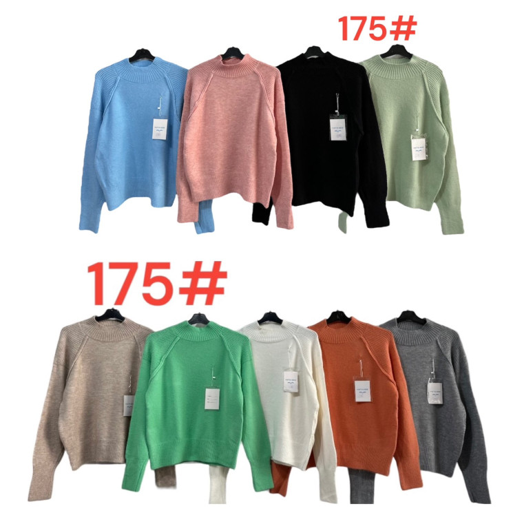 Светр жіночий, трикотаж, м.175 (р. 44-50 ), мікс кольорів, в упаковці 5 штук №317419 - Love SE 973-975