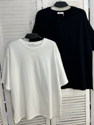 Футболка жіноча "26017" котон (р: one size) 2 кольори, в упаковці 5 шт. №385940