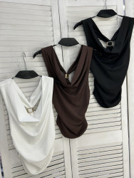 Футболка жіноча "026" софт (р: one size) 3 кольори, в упаковці 5 шт. №386047