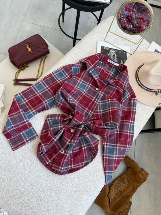 Сорочка жіноча, фланель м. 594 (р. 42-44, 46-48) №409324 - 