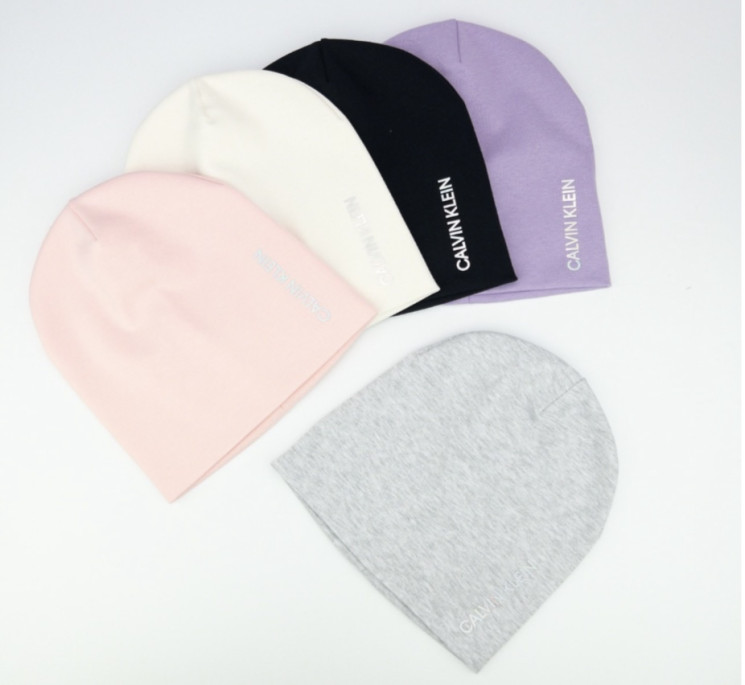Шапка дитяча "Calvin Klein" (р: 54-56) мікс кольорів, упаковка 5 шт. №373496 - Ventil SE 939