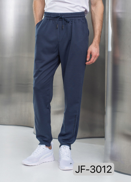 Штани чоловічі "3012" трикотаж/лакоста (Розмір: L-4XL) 3 кол в уп 5 шт №160958 - 
