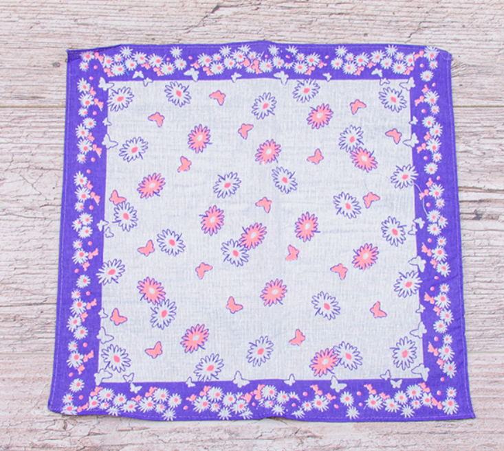 Носова хустка, котон "ES035" (р: 30*30) в упаковці 10 шт. №358902 - Shawls PO548 (vyh naMylku)