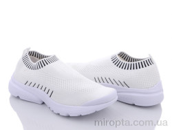Кросівки 24-109 white-black р: 40-45, в упаковці: 8 пар, купити тільки гуртом