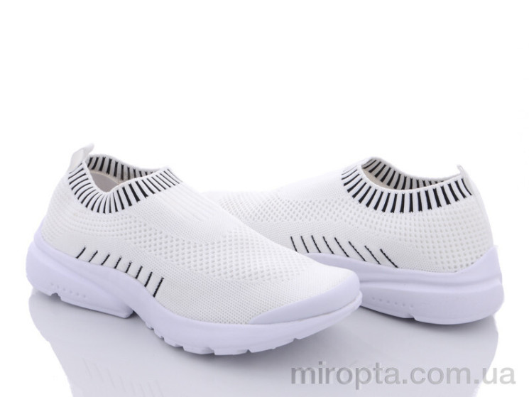 Кросівки 24-109 white-black р: 40-45, в упаковці: 8 пар, купити тільки гуртом - 589709