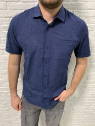 Сорочка No Brand р 3XL-6XL Чоловіча Батал S1308 navy
