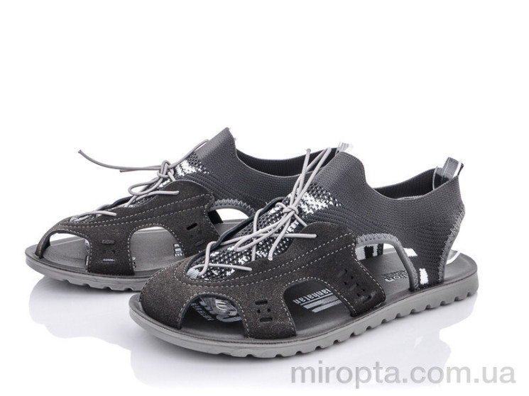 Сандалі M201-5 grey р: 40-45, в упаковці: 8 пар, купити тільки гуртом - 754074
