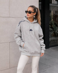 Худі жіноче oversize з малюнком, трикотаж м. 60020 (р: 42-46) №830062