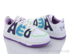 Кросівки 182-28 white-purple р: 36-40, в упаковці: 8 пар, купити тільки гуртом