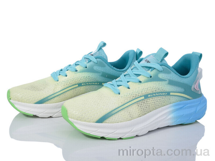 Кросівки 20-1028 blue-green р: 36-41, в упаковці: 8 пар, купити тільки гуртом - 949459