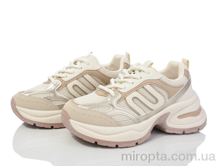 Кросівки 20-1068-5 beige р: 36-41, в упаковці: 8 пар, купити тільки гуртом - 980372