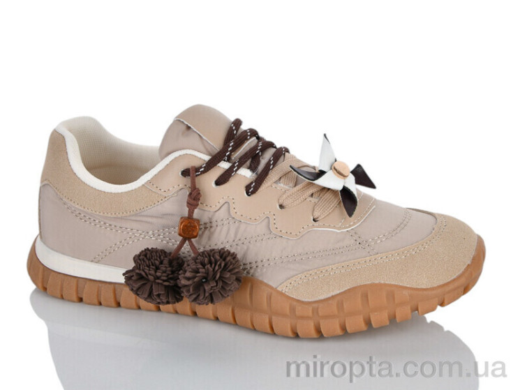 Кросівки 2028-7 khaki р: 36-41, в упаковці: 8 пар, купити тільки гуртом - 1189568