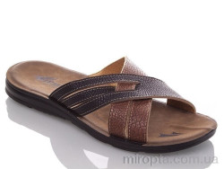 Шльопанці M6836 black-camel р: 40-45, в упаковці: 6 пар, купити тільки гуртом