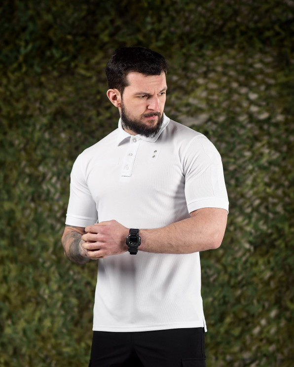 Футболка військова чоловіча Polo Coollpass, бавовна (розмір: S-3XL ), в упаковці 6 штук №342390 - Beretta SE847