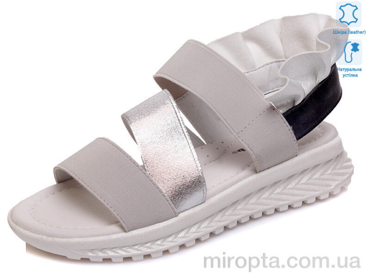 Босоніжки R539951036 GR р: 31-36, в упаковці: 8 пар, купити тільки гуртом - 485138