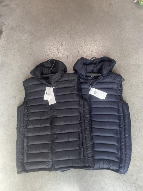 Жилетка чоловіча, плащівка/синтепон, м.909 (Розмір: 3XL-7XL), 2 кольори, в упаковці 5 штук №333663 - 