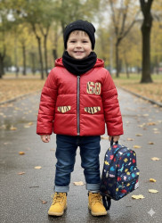 Куртка дитяча, плащівка (р: 1-5 років) в упаковці 5 шт. №381582
