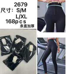Лосини жіночі, трикотаж, фліс, м.2679 (р. S-XL ), в упаковці 12 штук №336503