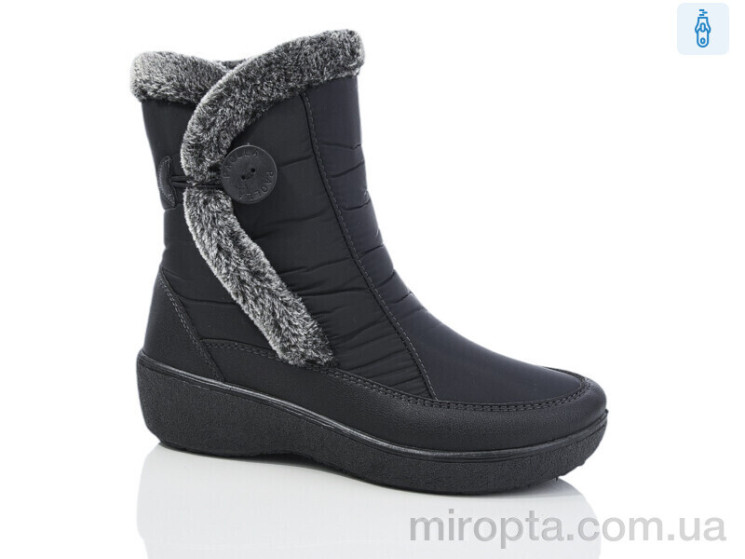 Дутики 226 black р: 37-42, в упаковці: 8 пар, купити тільки гуртом - 1033892