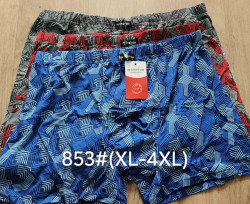 Труси чоловічі, бавовна, м.853 (розмір: XL-4XL), мікс кольорів, в упаковці 24 шт. №326845