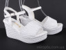 Босоніжки 15004 white р: 36-40, в упаковці: 8 пар, купити тільки гуртом - 647818