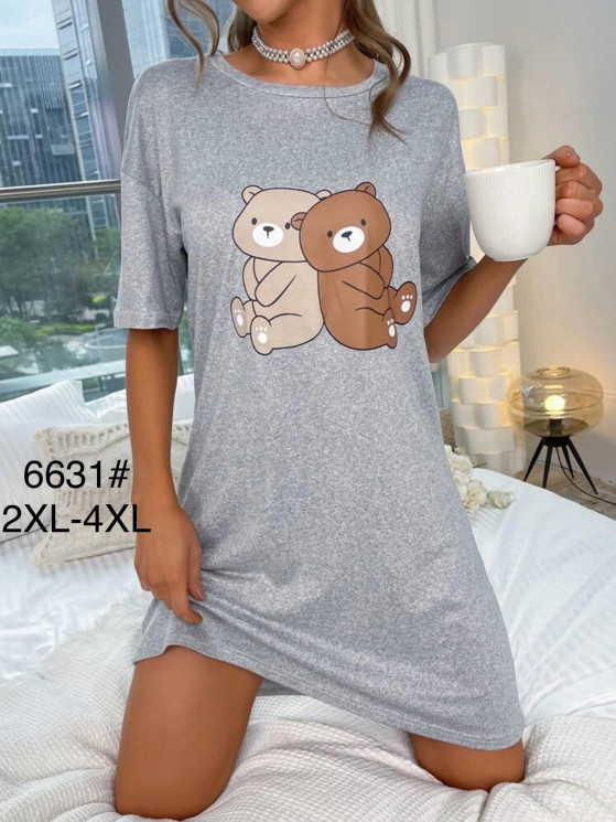 Туніка жіноча, бамбук, м.6631 (р. 2XL-4XL), в упаковці 6 штук №337220 - Focus zel 1396