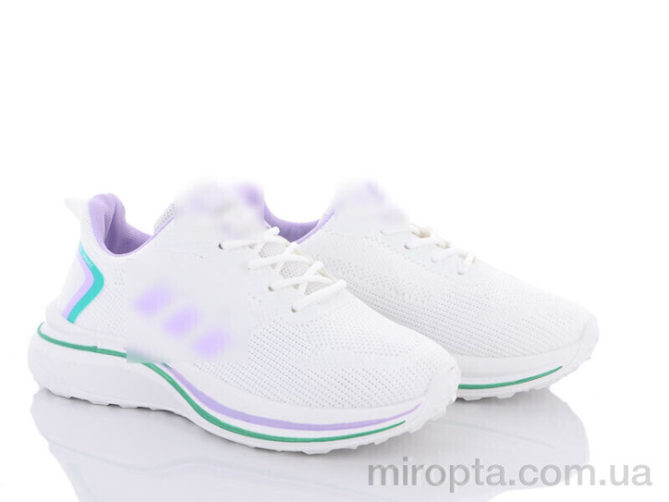 Кросівки 143-30 white р: 36-41, в упаковці: 8 пар, купити тільки гуртом - 811075