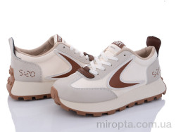 Кросівки 170-20 beige-brown р: 36-41, в упаковці: 8 пар, купити тільки гуртом