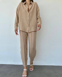 Костюм жіночий "двійка", американський креп (жатка) м. 1341 (р: 42-44, 46-48, 50-52) №822255