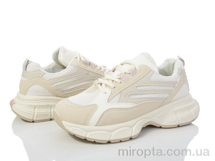 Кросівки 20-1036 beige р: 36-41, в упаковці: 8 пар, купити тільки гуртом - 969298