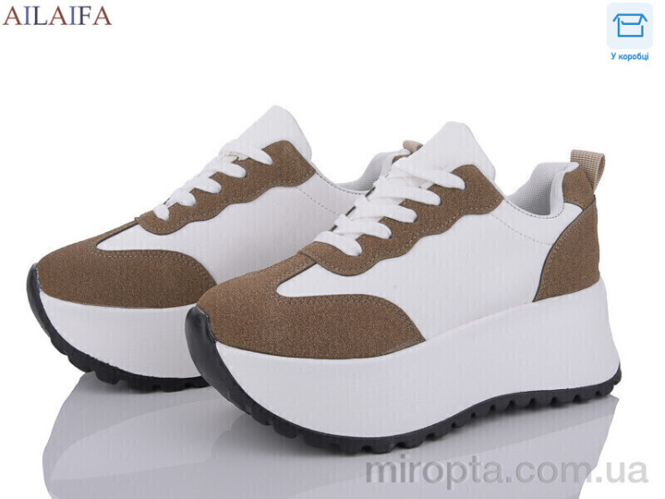 Кросівки 5085 khaki р: 36-41, в упаковці: 6 пар, купити тільки гуртом - 1169791