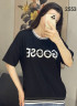 Футболка жіноча, трикотаж, м.2553 (р. М (46-48), L(50-52) ), 7 кольорів, в упаковці 2 штуки №314261 - 