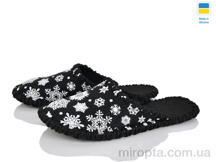 Капці 247W black р: 36-41, в упаковці: 9 пар, купити тільки гуртом - 1121268