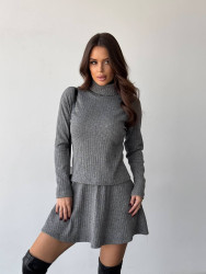 Костюм жіночий, ангора двостороння, рубчик, м. 5590 (р: S, M, L, XL) №803249
