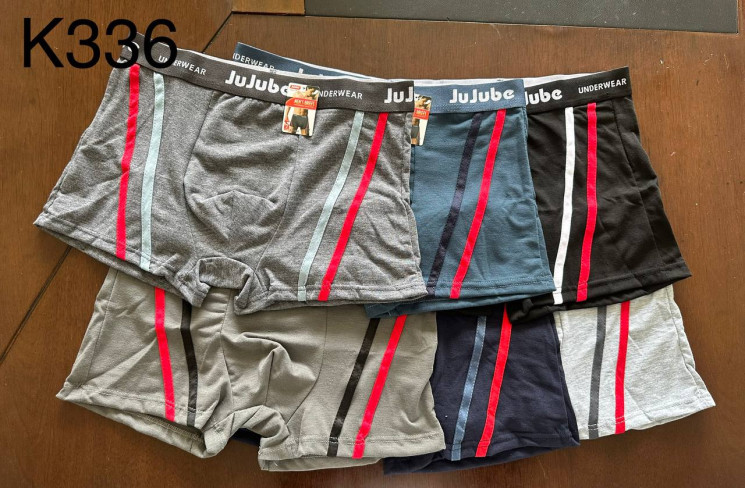 Труси чоловічі, бавовна, м.К336 (розмір: XL-4XL), мікс кольорів, в упаковці 24 шт. №333136 - Lilu 230/237