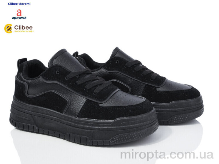 Кросівки YF587P black р: 36-41, в упаковці: 8 пар, купити тільки гуртом - 974162