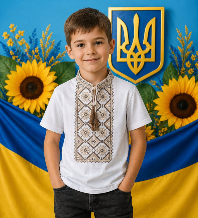Футболка дитяча, кулір (розміри: 98-164), в упаковці 12 штук №343299 - Delux 909