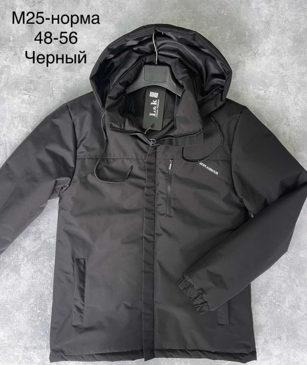 Куртка демісезонна чоловіча, плащівка, холофайбер, м.М25 (р. 48-56 ), 3 кольори, в упаковці 5 шт. №317786 - Vanda SE1013