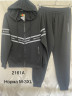 Спортивний костюм чоловічий, трикотаж, м.2161А (Розмір: M-3XL ), 2 кольори, в упаковці 5 шт. №332318 - 