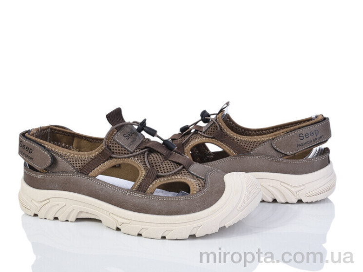 Кросівки Y308 brown р: 40-45, в упаковці: 8 пар, купити тільки гуртом - 1052037