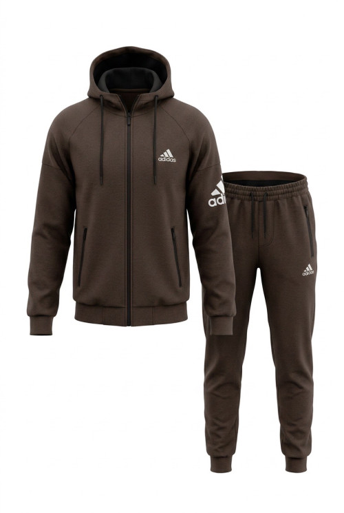 Спортивний костюм чоловічий, трикотаж, м. Adidas (Розмір: 48-56 ), 3 кольори, в упаковці 5 шт. №347870 - 
