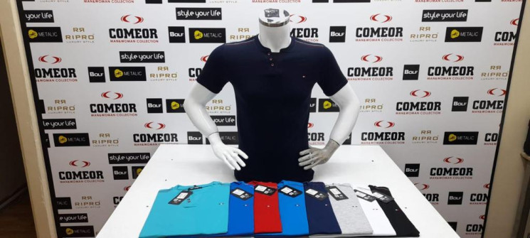 Футболка чоловіча Comeor (Розмір: 2XL-6XL) в упаковке 5 штук №818853 - Wolf HR306